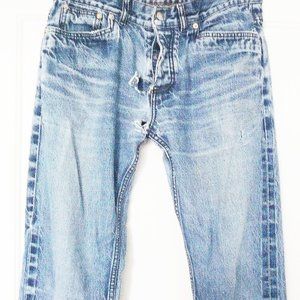 Hermes Paris Distressed Denim